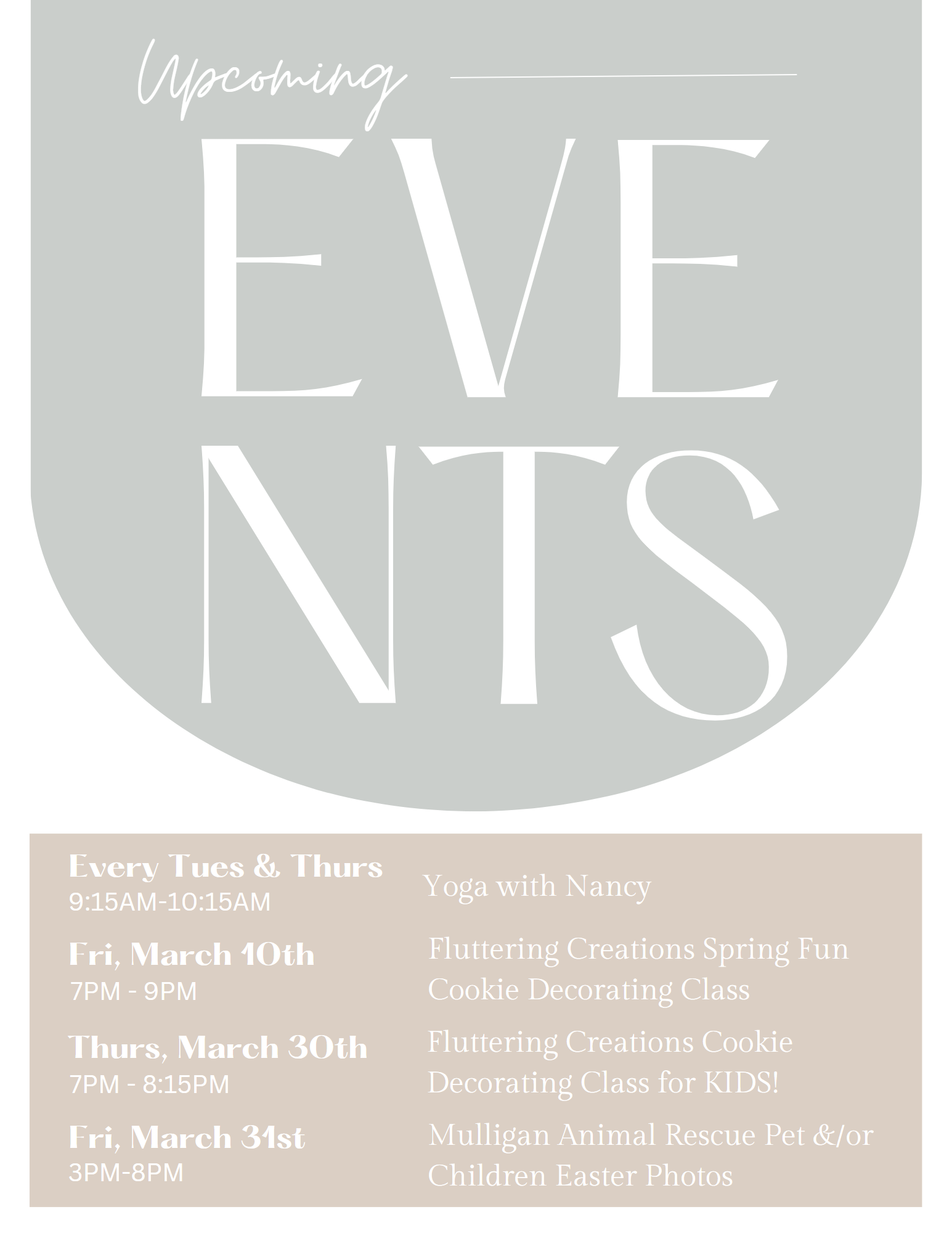 March Events